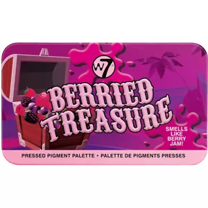 W7 Cosmetics Berried Treasure - Pressed Pigment 8 Colour Pinks Eyeshadow Palette - Picture 1 of 3