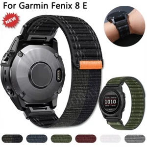 Quick Fit Sport Nylon Armband Für Garmin Fenix 8 7 7X 6 6X 5 5X 3HR Epix Pro Gen - Bild 1 von 40