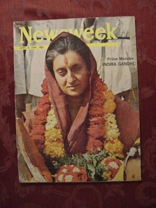 NEWSWEEK April 4 1966 4/4/66 INDIA INDIRA GANDHI NASHVILLE SOUND Country Music - Picture 1 of 1