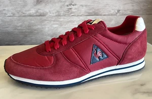 Le Coq Sportif Bolívar Rojo Para hombres Nylon Tenis Estilo de Vida 42 Zapatos 9 Entrenadores - Imagen 1 de 13