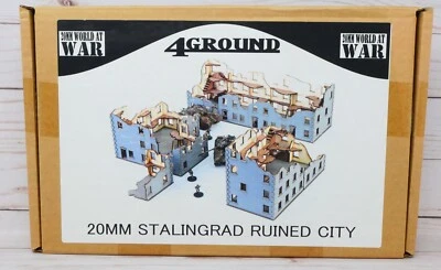 4Ground World At War 20S-WAW-S2, Stalingrad Ruined City Kit, 20mm 1/72 Scale - Image 1 of 4