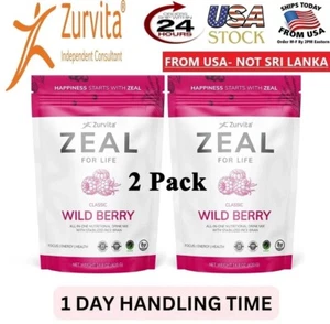 2 Pack - Zurvita Zeal for Life 30-Day Wellness Bag, 420 Grams - All Flavor - NIB - Picture 1 of 8