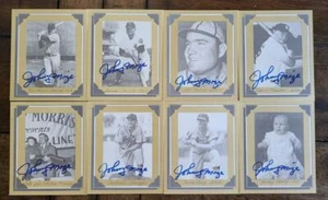 1977 THE JOHNNY MIZE STORY COMPLETE 22 CARDS SIGNED SET YANKEES DEC HOF JSA - Picture 1 of 3