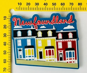 Vintage Souvenir Fridge Magnet Newfoundland Refrigerator Rubber USA - Bild 1 von 3
