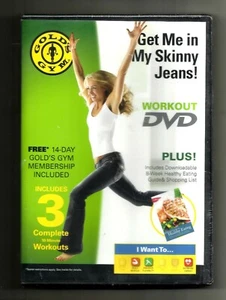 GOLD'S GYM Get Me In My Skinny Jeans! (2010, DVD) BRAND NEW: 3 Workouts - Picture 1 of 2