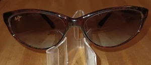 MAUI JIM JAPAN MJ-158-10 SLEEK TORT POLARIZED GRADIENT ROSE SUNGLASSES Free Ship - Picture 1 of 11