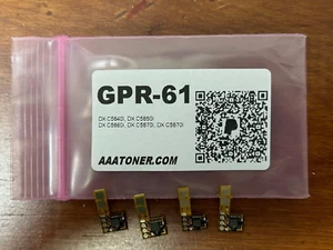 4 Toner Chips for Canon (GPR-61, GPR61) IR C5840i, C5850i, C5860i, C5870i Refill - Picture 1 of 3