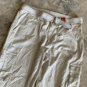Open Trails Pants Mens 36X32 Beige Cargo Straight Leg Outdoor Gorpcore Utility - Picture 1 of 8