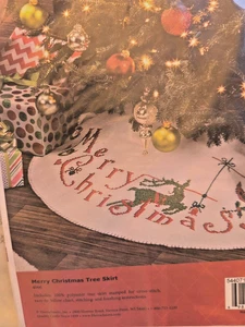 Nuevo Kit Falda Árbol Feliz Navidad Fieltro Herrschners #4066 Hilos de Reno 🎄 - Imagen 1 de 3