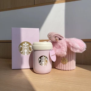 Starbucks China 2024 Primavera Sakura Rosa 11oz SS Taza de Paja con Bolsa de Taza ROSA - Imagen 1 de 9