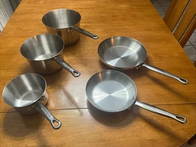 KitchenAid 5-Ply Full Cap Copper Base Stainless Steel 5 Piece Cookware Set - Image 1 of 4