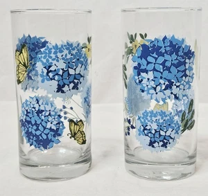 Royal Norfolk Libbey Hortensien Gläser 16 oz 2er Set - Bild 1 von 6