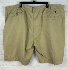 Polo Ralph Lauren Chino Shorts Men's Size 54B 54 Big Classic Fit Khaki - Picture 1 of 8
