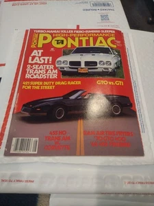 High Performance Pontiac Magazine August 1984 421 Super Duty 455HO Vs Corvette - Bild 1 von 6
