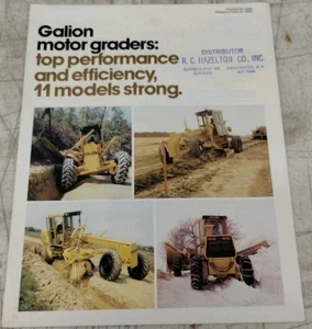 1984 Galion Motor Grader Sales Brochure - No. 568C. - Picture 1 of 7