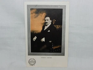 VINTAGE OPERA SIGNER PHOTO POSTCARD " ENRICO CARUSA " 100% ORIGINAL.. - Picture 1 of 3