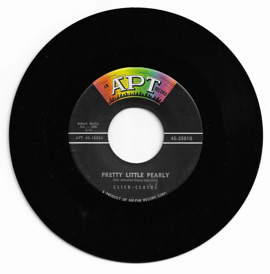 DOO WOP 45 THE CLICK CLACKS PRETTY LITTLE PEARLY ON APT VG+ ORIGINAL 2ND PRESS - Image 1 of 1