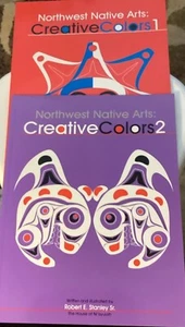 Northwest Native Arts: Creative Colors 1& 2 by Robert E. Stanley Lot of 2 - Picture 1 of 2
