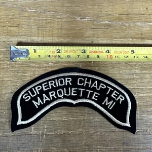 Harley Davidson HOG Superior Chapter Marquette MI Vest 5”x 2" Patch - Picture 1 of 3