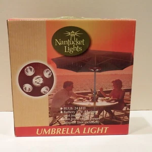 Nantucket Lights - 24LED Umbrella Light - 1 to 2" pole for secure grip *NIB - Picture 1 of 21