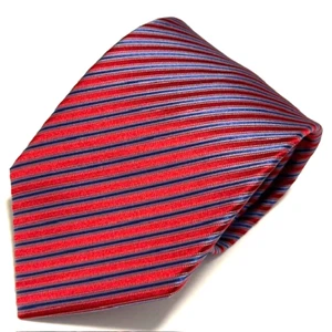 Hugo Boss Repp Tie Pink Luxury Preppy Dapper Sharp Elegance Classic Style Italy - Picture 1 of 22
