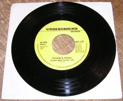 Ferrante & Teicher:"Exodus" & Don Robertson:"The Happy Whistler" 45 RPM - Image 1 of 4
