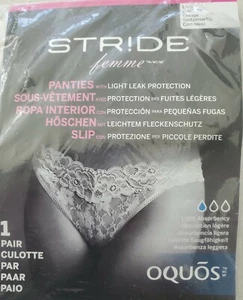 Stride One Size Bikini leichter Auslaufschutz blau Spitze Höschen - Bild 1 von 8