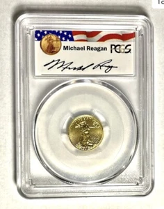 2016 $5 GOLD EAGLE PCGS REAGAN GAUDENS DESIGN 30th ANNI U.S. MINT 22K MS70 # IAC - Picture 1 of 4