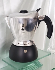 BIALETTI MUKKA EXPRESS PIANO COTTURA ESPRESSO CAPPUCCINO (2 TAZZE 4 MIN.) CAFFETTIERA - Foto 1 di 17