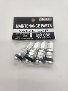 RAYS VOLK RACING VALVE STEMS SILVER FORGED ALUMINUM WHEEL RIM UNIVERSAL JDM - Picture 1 of 3
