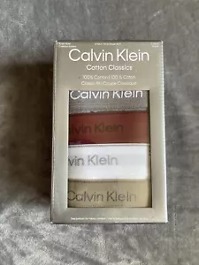 Calvin Klein Mens Classic Fit 100% Cotton Boxer Briefs 5 Pair Medium Underwear - Picture 1 of 5