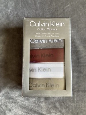 Calzoncillos boxer Calvin Klein para hombre calce clásico 100 % algodón 5 pares ropa interior mediana Foto 1 de 4