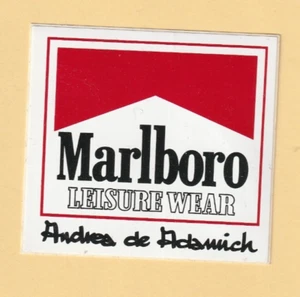 Q4 - Vintage Stickers Adesivo Marlboro Andre De Adamich - Bild 1 von 1