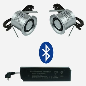 Mikrolautsprecher-Komplettset Aluminium Silber 2er - Bild 1 von 1