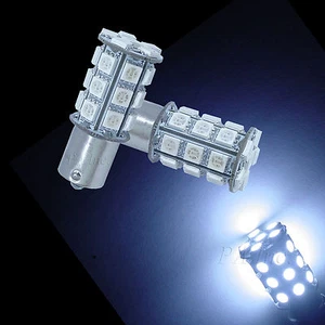 2x 1156 BA15S 30 SMD LED Back up Reverse Light Bulb WHITE current fixed - Picture 1 of 3