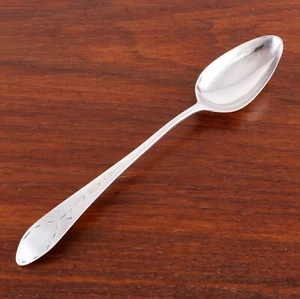 SAMUEL BUELL MIDDLETOWN CT MONEDA PLATA POSTRE CUCHARA PUNTIAGUDA FINAL AÑOS 1790 SIN MONO - Imagen 1 de 4