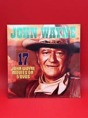 RARE New Sealed John Wayne Westerns 17 Movies Set-5 DVD Cowboy Country Vtg. 2003 - Image 1 of 4