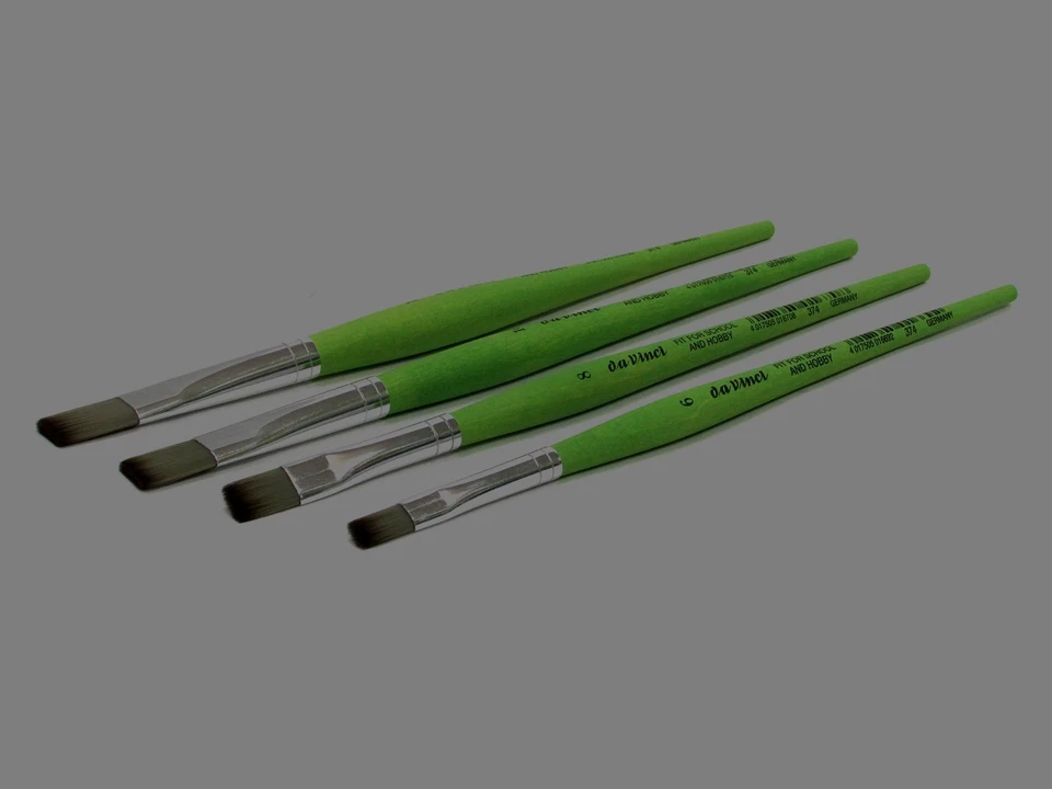 Da Vinci - serie FIT FOR SCHOOL AND HOBBY 374 - piatto - sintetico manico corto