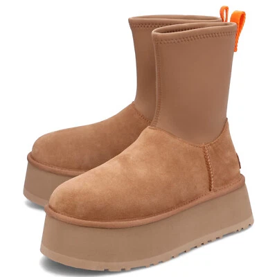 Scarpe stivali donna nuovi 100% autentici UGG classici plateau dipper castagno - Immagine 1 di 4