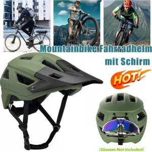 Fahrradhelm MTB Helm Mountainbike Herren/Damen Schutzhelm Radhelm abnehmbaren~ - Bild 1 von 13