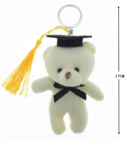Set of 12 x teddy bear Mini Graduation Bear Bulk Graduation Party Favors 4.5 inc - Picture 1 of 1