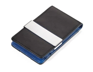 Troika CARDSAVER RFID CREDIT CARD CASE MONEY CLIP red pepper,midnight,night sky - Picture 1 of 9