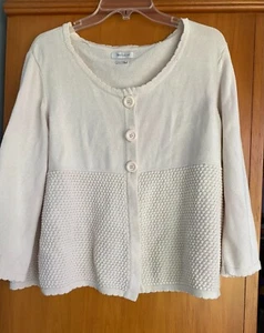 Damen Van Heusen Strick 100% Baumwolle Button-Down Strickjacke - Bild 1 von 7