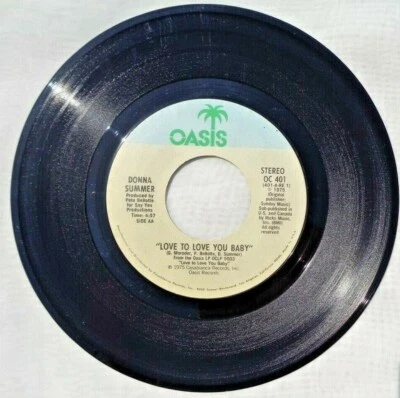 Donna Summer Love To Love You Baby 1976 Oasis OC401 Allen Zentz Pitman Press NM- Foto 1 de 4