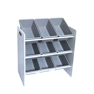Kids 9 Tub Plastic Storage Drawers Perfect Organiser Kid Clothes Crafts Toys - Picture 1 of 9