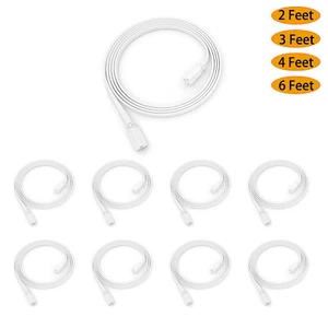 3 Pin Wire Connector Cables Cord 2FT 3FT 4FT 6FT T8 T5 Integrated Lights Fitting - Picture 1 of 8