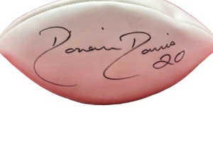 Jacksonville Jaguars Autografo NFL Football #20 Donovin Darius - Foto 1 di 3