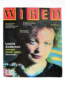 WIRED MAGAZINE March 1994 Laurie Anderson Reinvents Cover in Good Condition - Picture 1 of 11