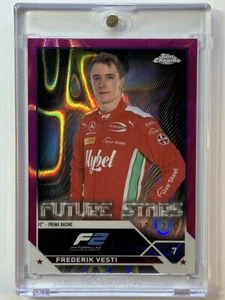 Frederik Vesti 2023 Topps Chrome F1 Racing #70 F2 Future Stars Fuchsia Lava /250 - Picture 1 of 2