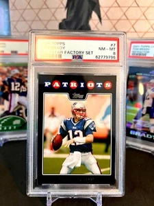 ⭐️ TOM BRADY 2008 TOPPS ALL STAR #7 PSA 8 NM-MT GRADED 🔥 PATRIOTS RETIRED GOAT - Bild 1 von 2